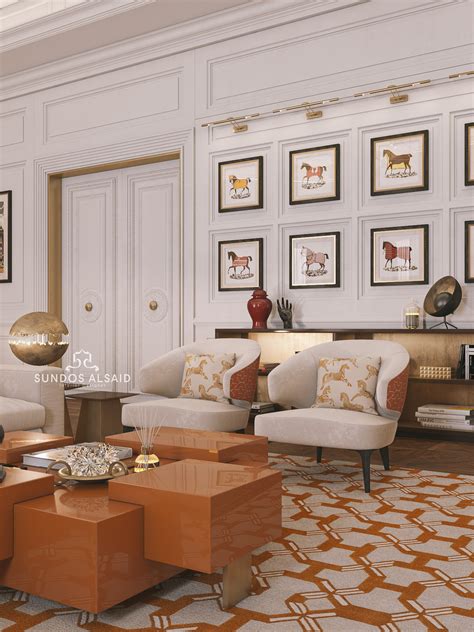 vintage hermes furniture|Hermes interior design.